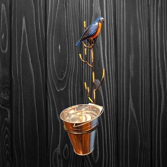 Eastern Bluebird  Metal Wall Hanger - Plant - Accessories - Crafts - Picture 2 of 7